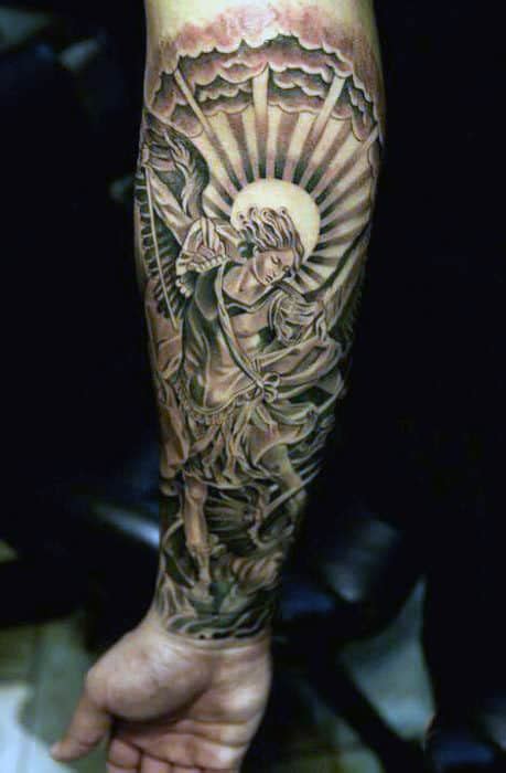 100 Guardian Angel Tattoos For Men Spiritual Ink Designs