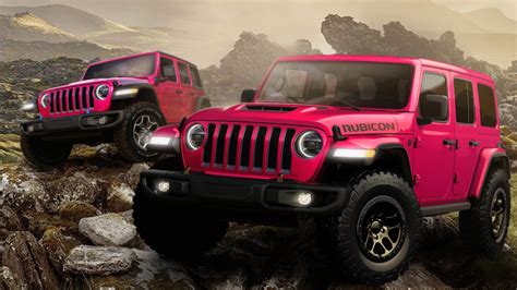 Pretty In Pink 2021 Jeep Wrangler Officially Gets New Pink Tuscadero