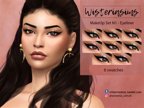 The Sims Resource Makeup Set N1 Eyeliner