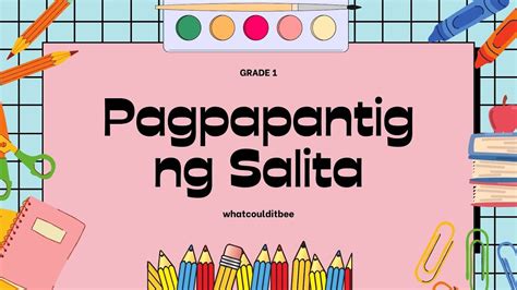 Pagpapantig Ng Salita Grade 1 Filipino Youtube