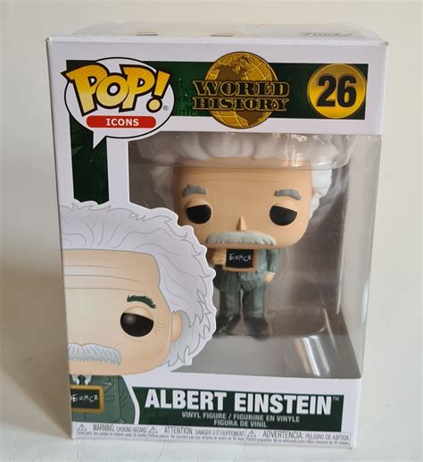 Funko Pop Icons World History Albert Einstein 26 Original Frete Grátis