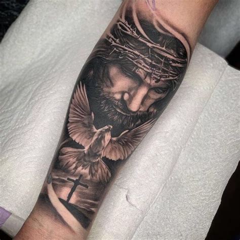 pin by rhianna perry on tattoos christian sleeve tattoo religious tattoo sleeves jesus hand