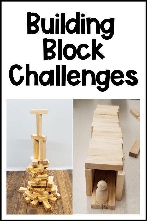 Stem Building Blocks Challenge For Kids Science Stem