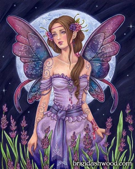 Lavender Moon Fairy By Brigid Ashwood Moon Fairy Fairy Angel Angel