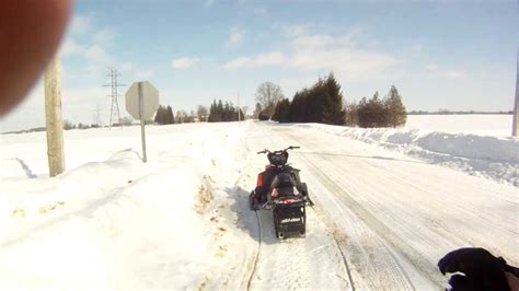 Skidoo 600 Rs Road Gaps Youtube