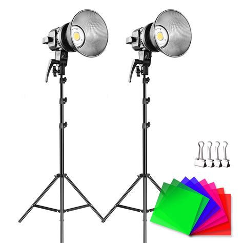 Gvm Led Video Light With Standdimmable 80w Cob Video Lights With