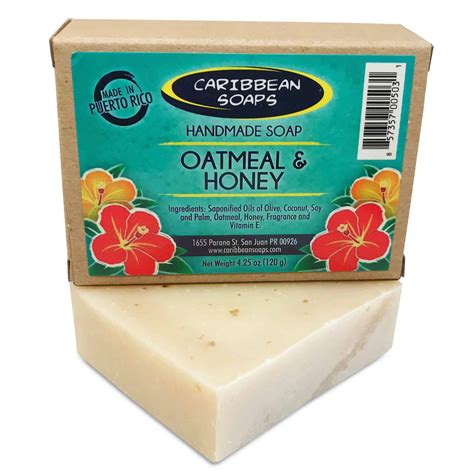 Many hardware stores also carry pure sodium hydroxide, so you may be able to pick some up locally. Oatmeal & Honey Handmade Soap | The Best Bar Soap for Dry ...