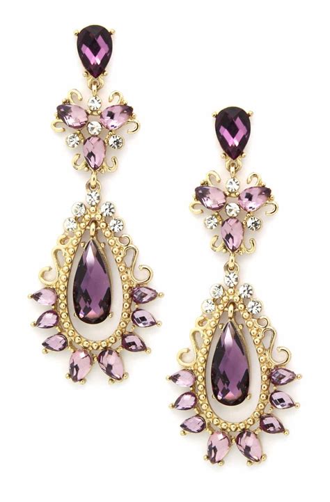 Purple Chandeliers Purple Jewelry Jewelry Bridal Jewelry