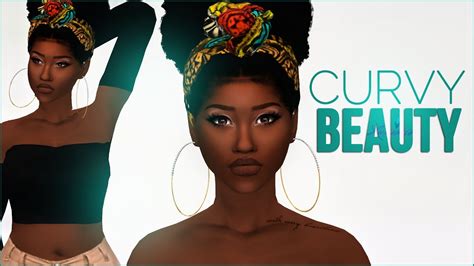 Brownskin Curvy Beauty The Sims 4 Create A Sim Full
