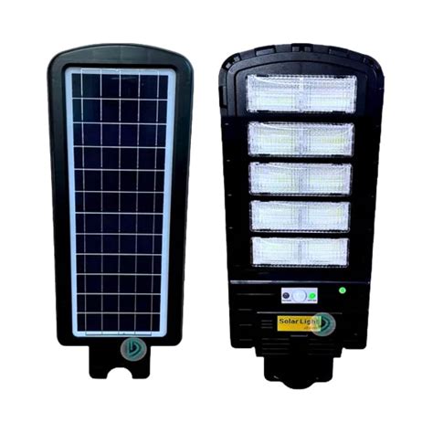 luminária pública solar poste rua led frio 500w c sensor pj iluminaÇÃo ltda