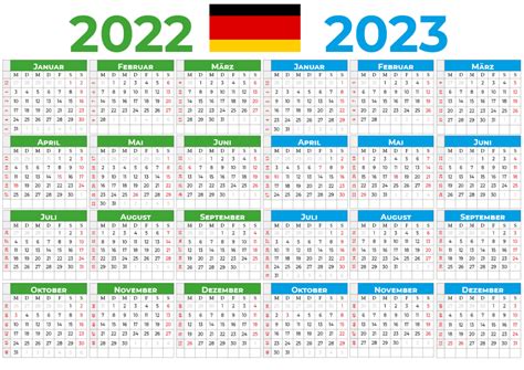 Kalender 2022 Zum Ausdrucken Für Deutschland