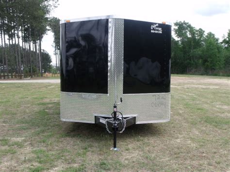 If your trailer floor is one vital component of your trailer floor is the rubber mat. Colony's 8.5x20 Black Enclosed Trailer With Rubber Floor #747 - Cargo Trailers, Enclosed ...