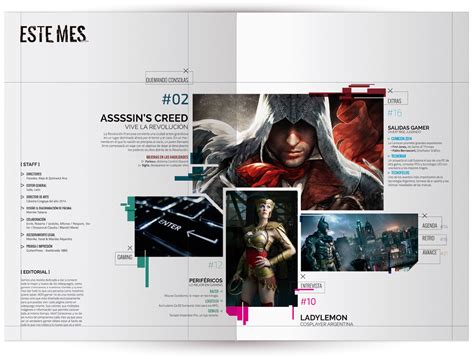 Revista Gamer Gamer Magazine On Behance