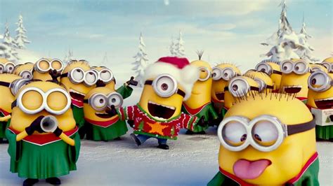 Minions Christmas Song Minion Christmas Minions Singing Minions Cartoon