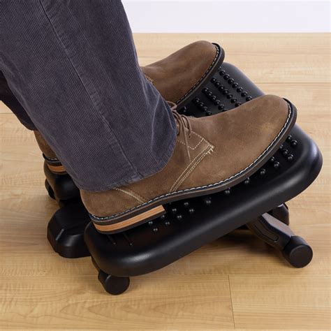 Kensington K56155us Solemassage Exercising Adjustable Black Footrest