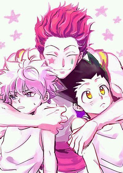 Killua Zoldyck Hisoka Gon Freecss Hunter X Hunter Hxh Anime 히소카