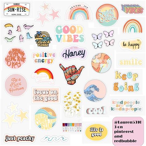 Cute Colorful Sticker Pack Sticker By Lauren53103 In 2020 Iphone Case Stickers Homemade