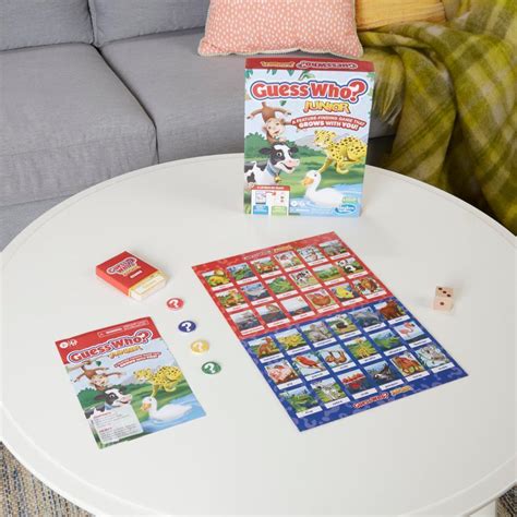 Guess Who Junior Board Game For Kids Ages 3 And Up Preschool Games