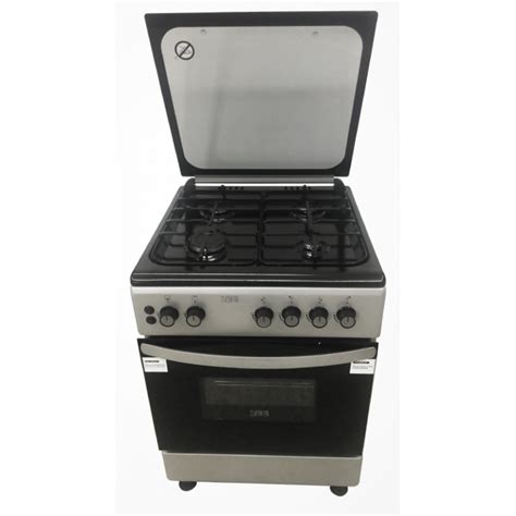 Cuisinière gaz pas cher : Cuisinière à Gaz SEG 60 cm / Noir