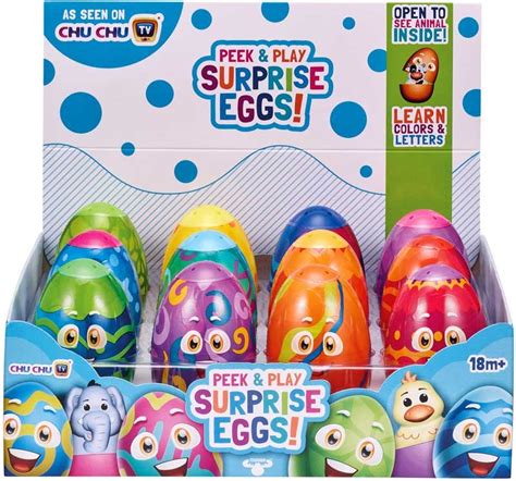 Chu Chu Tv Peek And Play Surprise Eggs Single Pack Wholesale