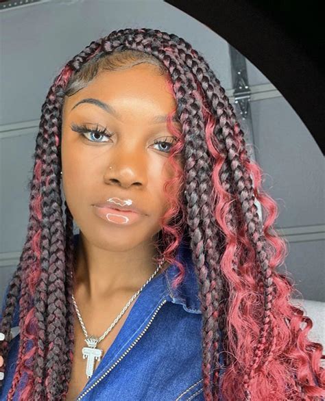 Extensions require little maintenance, and you could literally change your look every other month! Certified Bella Pomade in 2020 | Cute box braids ...