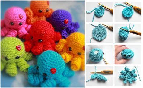 Mini Amigurumi Octopus Crochet Toy Idea Simple Crochet Ideas