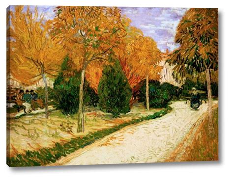 Garden In Autumn By Vincent Van Gogh