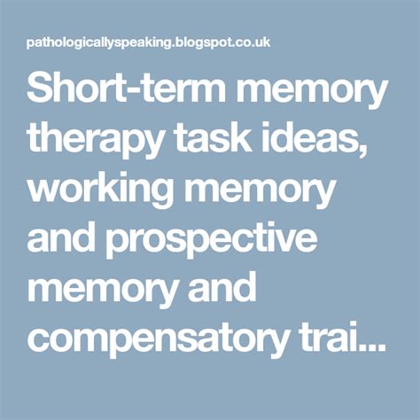 A child is presented with memory is extremely important for academic success. More Short-Term Memory Therapy Ideas (With images) | Short term memory, Memory exercises ...