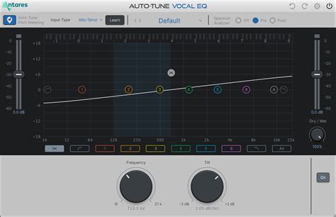 Auto Tune Vocal Eq By Antares Audio Technologies Vocal Eq Plugin Vst3