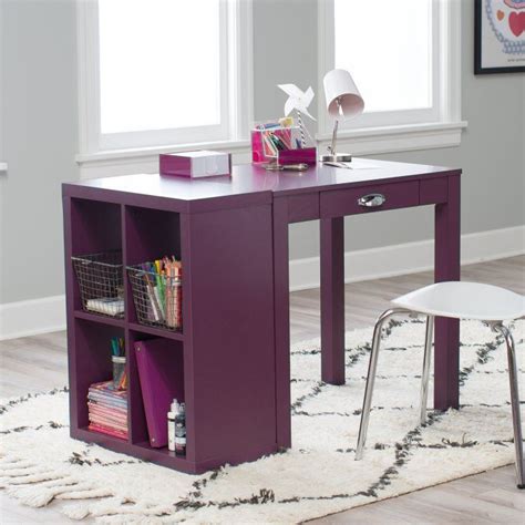 Classic Playtime Mini Writing Desk With Optional Bookcase Plum