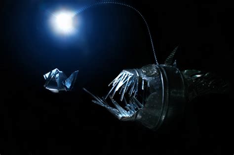 Anglerfish Deep Sea Creature Fish Wallpapers Hd Desktop And Mobile