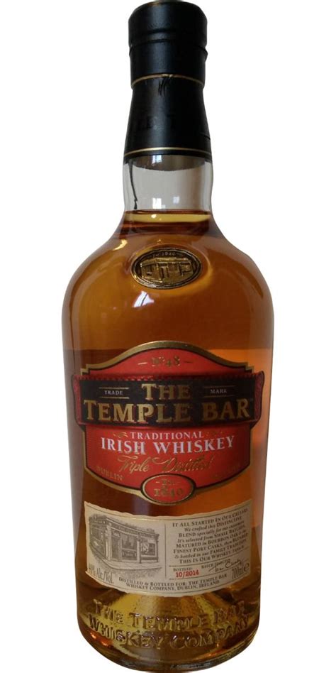 The Temple Bar Traditional Irish Whiskey Ratings And Reviews Whiskybase