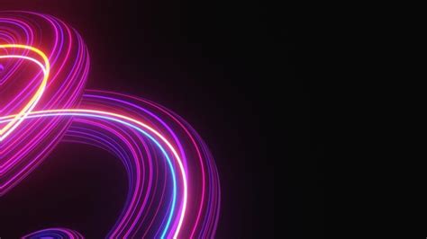 Абстрактный красочный неоновый светящийся световой фон скоростной свет
