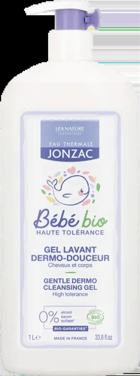 Eau Thermale JONZAC Gel Lavant Dermo Douceur BébéBio Boutique en