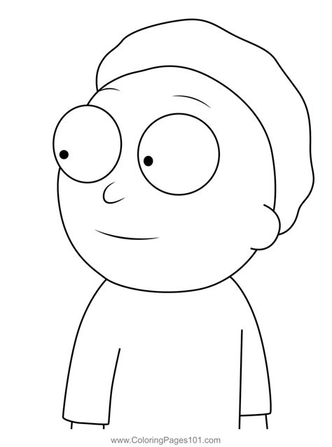 Morty Smith Rick And Morty Coloring Page For Kids Free Rick And Morty