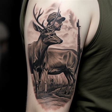 61 Deer Hunting Tattoo Ideas For Men