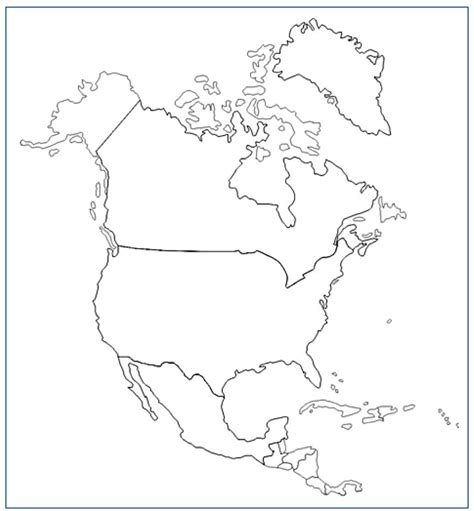 Lista 97 Foto Mapa Politico De America Del Norte Y Central Mudo Mirada