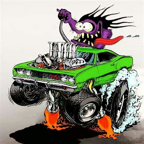 Cartoon Rat Cartoon Car Drawing Rat Fink Monster Car Monster Trucks