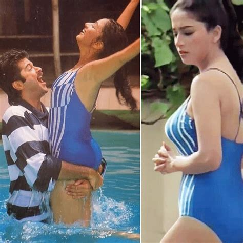 Throwback To When Madhuri Dixit Raised The Temperature In Her Swimsuit Avatar From Tezaab