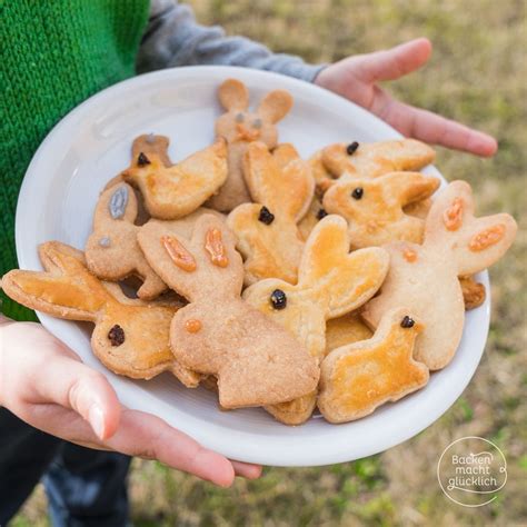 Osterhasen -Plätzchen Backen macht glücklich Rezept
