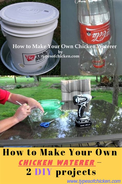 A lot of the hassles of chicken keeping are caused by water and the type of waterer equipment you use. How to Make Your Own Chicken Waterer - 2 DIY projects!!!