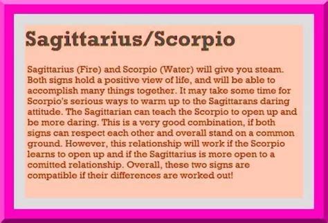 But as soon as the relationship begins to take on a serious hue. Scorpio man Sagittarius woman compatibility in love online