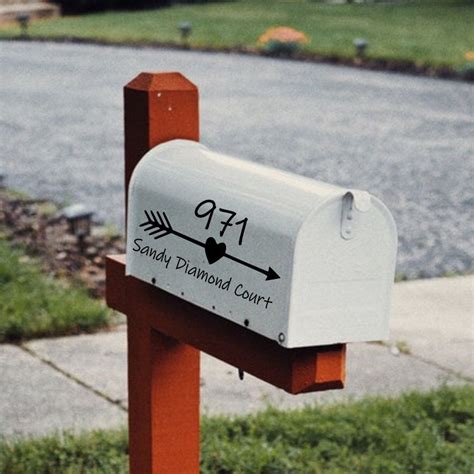 This is done to allow the postal carrier to drop off the mail without leaving the vehicle. House Numbers | Mailbox Decal | Mailbox Numbers | Custom ...