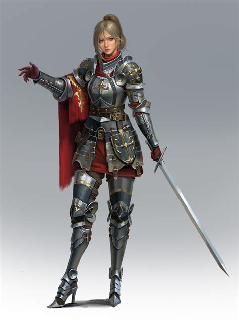 Female Armor Fantasy Female Warrior Warrior Girl Female Character