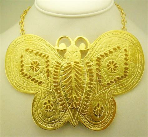 Kenneth J Lane Extremely Large Butterfly Vintage Necklace Catawiki