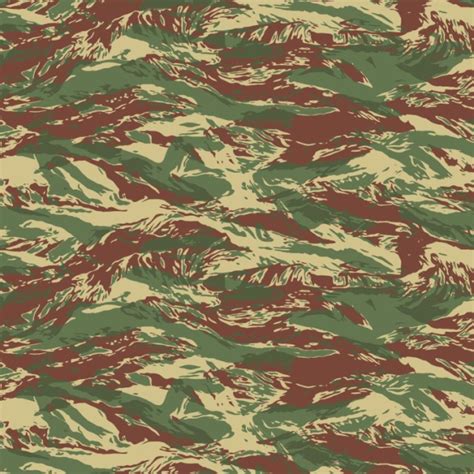 Rhodesian Tiger Stripe Camouflage Pattern