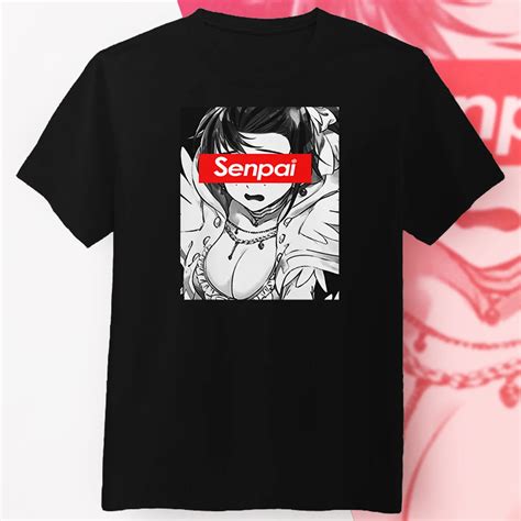 Senpai Streetwear T Shirt T For Men And Women Otakus Soft Japanese