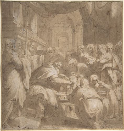 Attributed To Hans Speckaert Circumcision In The Temple The