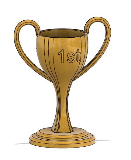 1st Place Trophy By Orion3d Studios Download Free Stl Model