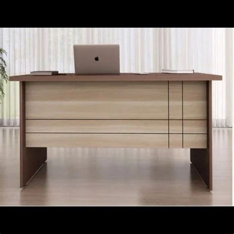 Engineered Wood Rectangular Wooden Office Tables With Storage At Rs